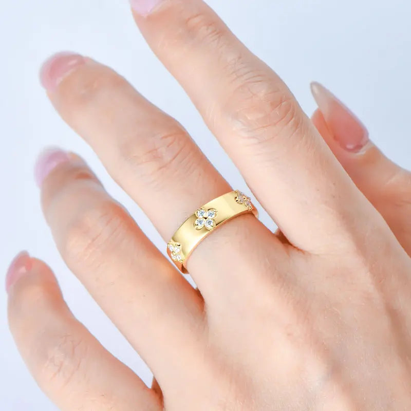 Moissanite Ring