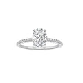 Moissanite Oval Ring