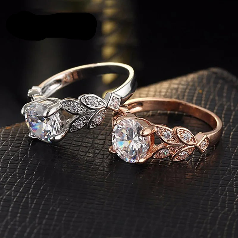 Vine Zircon Ring