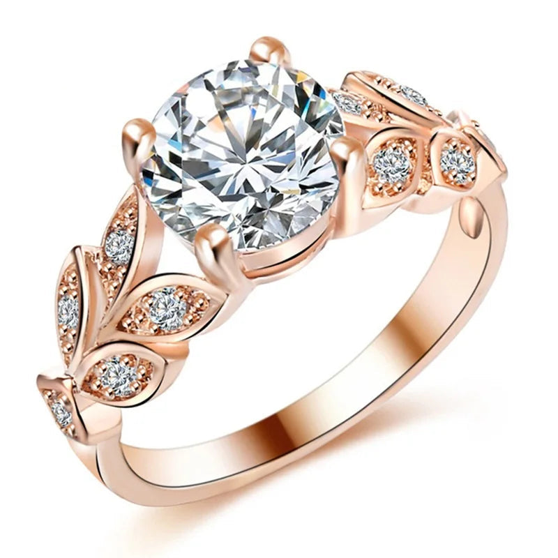 Vine Zircon Ring
