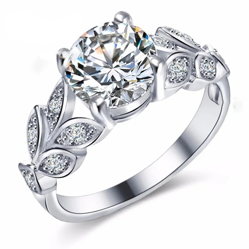 Vine Zircon Ring